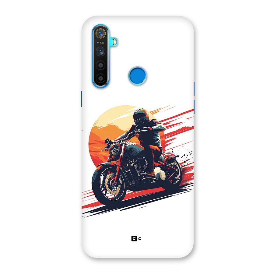 Retro Biker Back Case for Realme 5