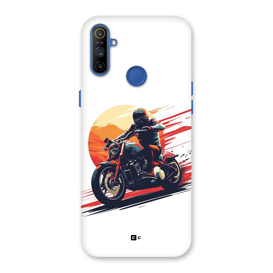 Retro Biker Back Case for Realme Narzo 10A