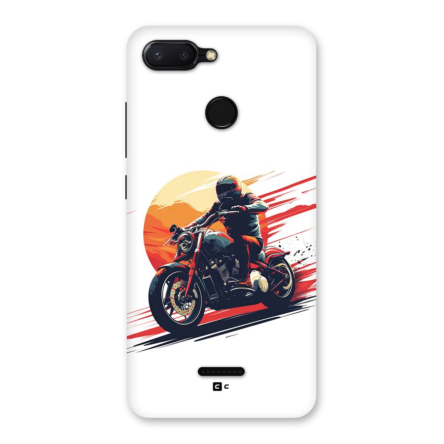 Retro Biker Back Case for Redmi 6