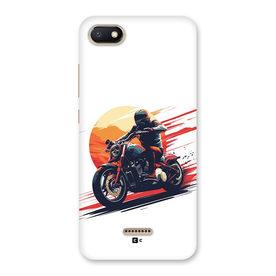 Retro Biker Back Case for Redmi 6A
