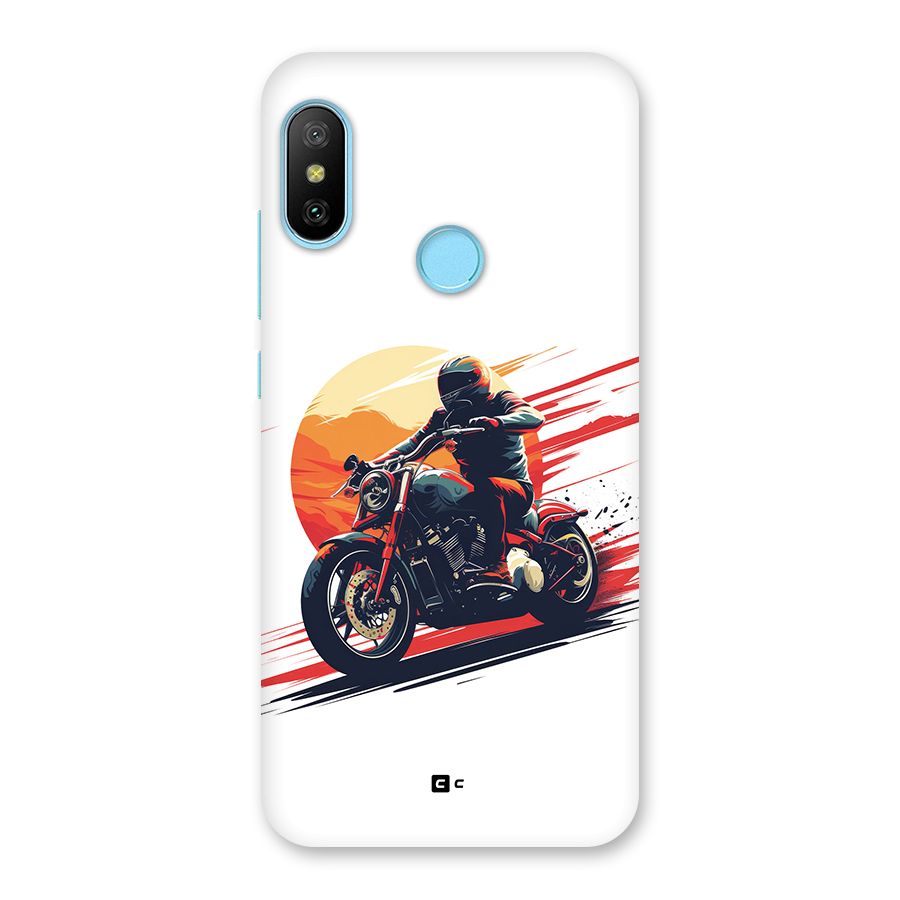 Retro Biker Back Case for Redmi 6 Pro