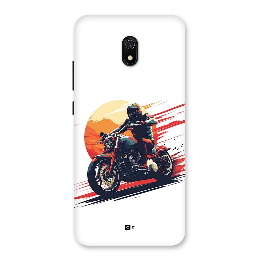 Retro Biker Back Case for Redmi 8A