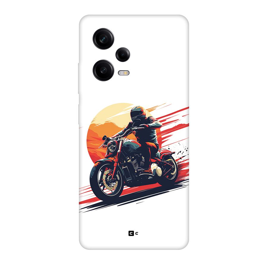 Retro Biker Back Case for Redmi Note 12 Pro