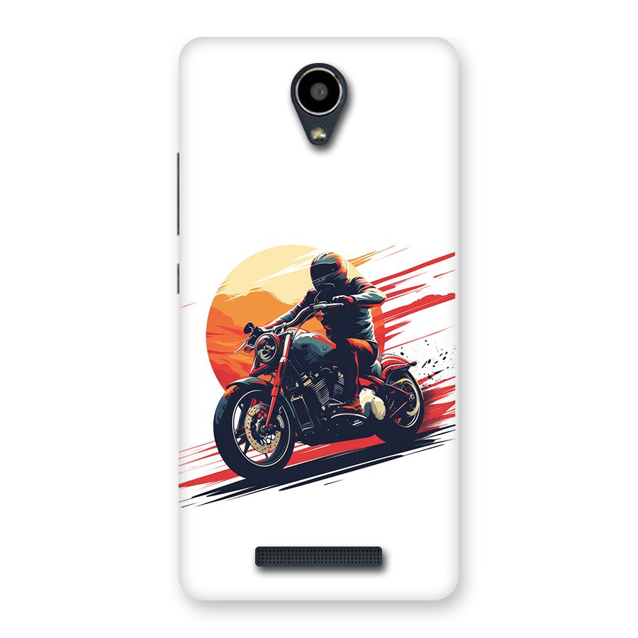 Retro Biker Back Case for Redmi Note 2