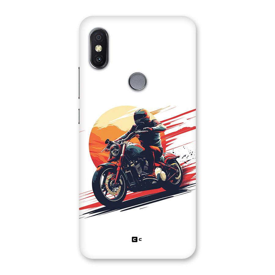Retro Biker Back Case for Redmi Y2