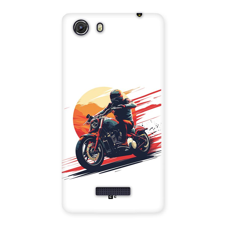 Retro Biker Back Case for Unite 3