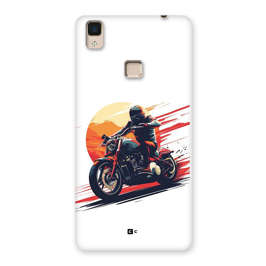 Retro Biker Back Case for V3 Max