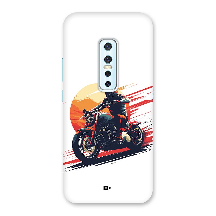 Retro Biker Back Case for Vivo V17 Pro