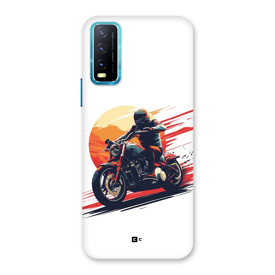 Retro Biker Back Case for Vivo Y20G