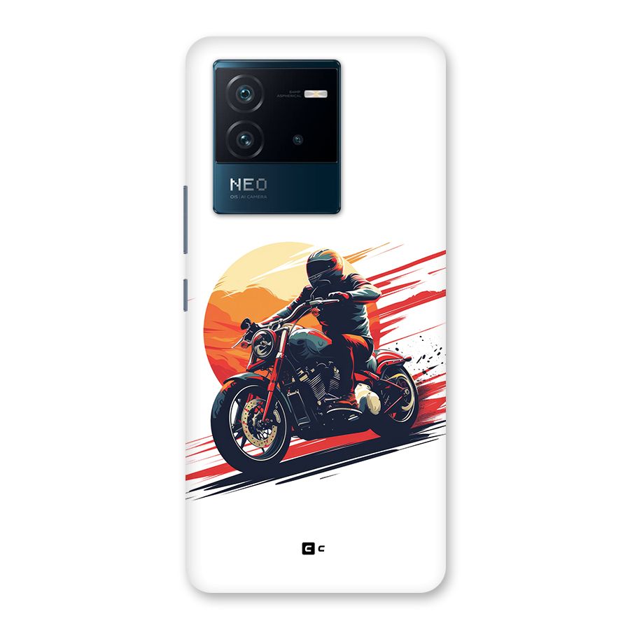 Retro Biker Back Case for Vivo iQOO Neo 6 5G