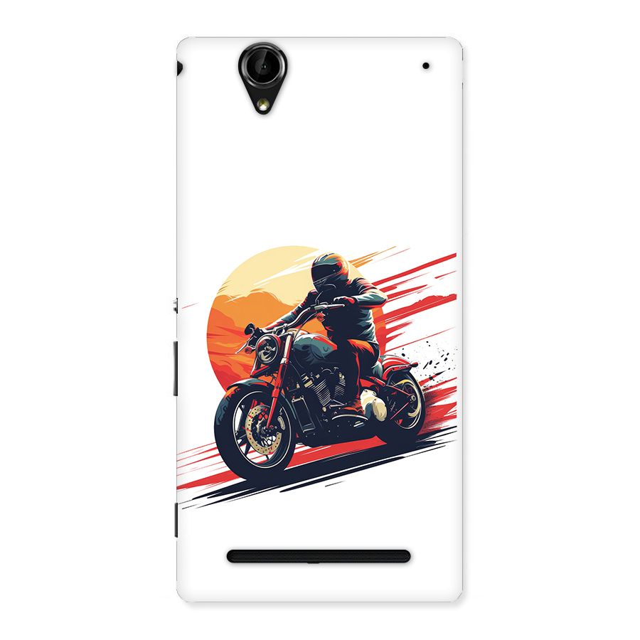Retro Biker Back Case for Xperia T2