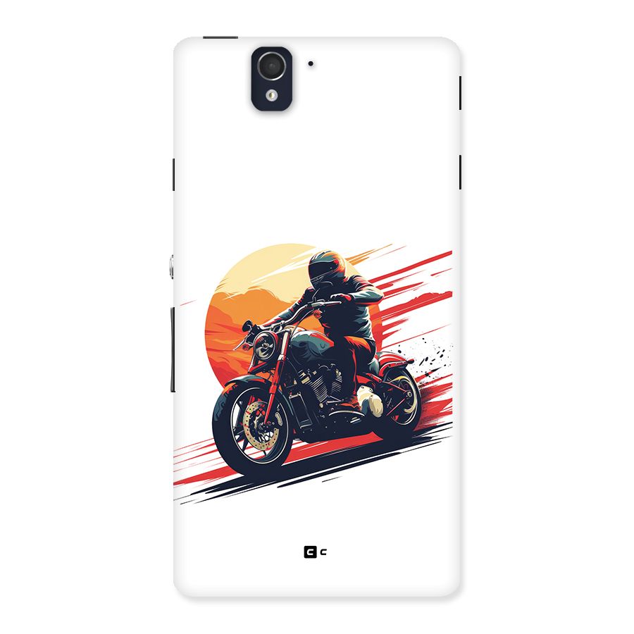 Retro Biker Back Case for Xperia Z