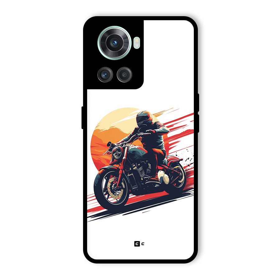 Retro Biker Glass Back Case for OnePlus 10R