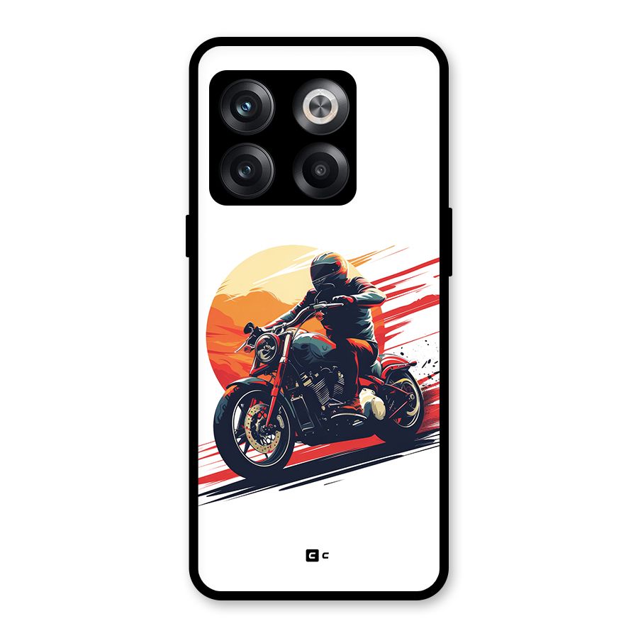 Retro Biker Glass Back Case for OnePlus 10T