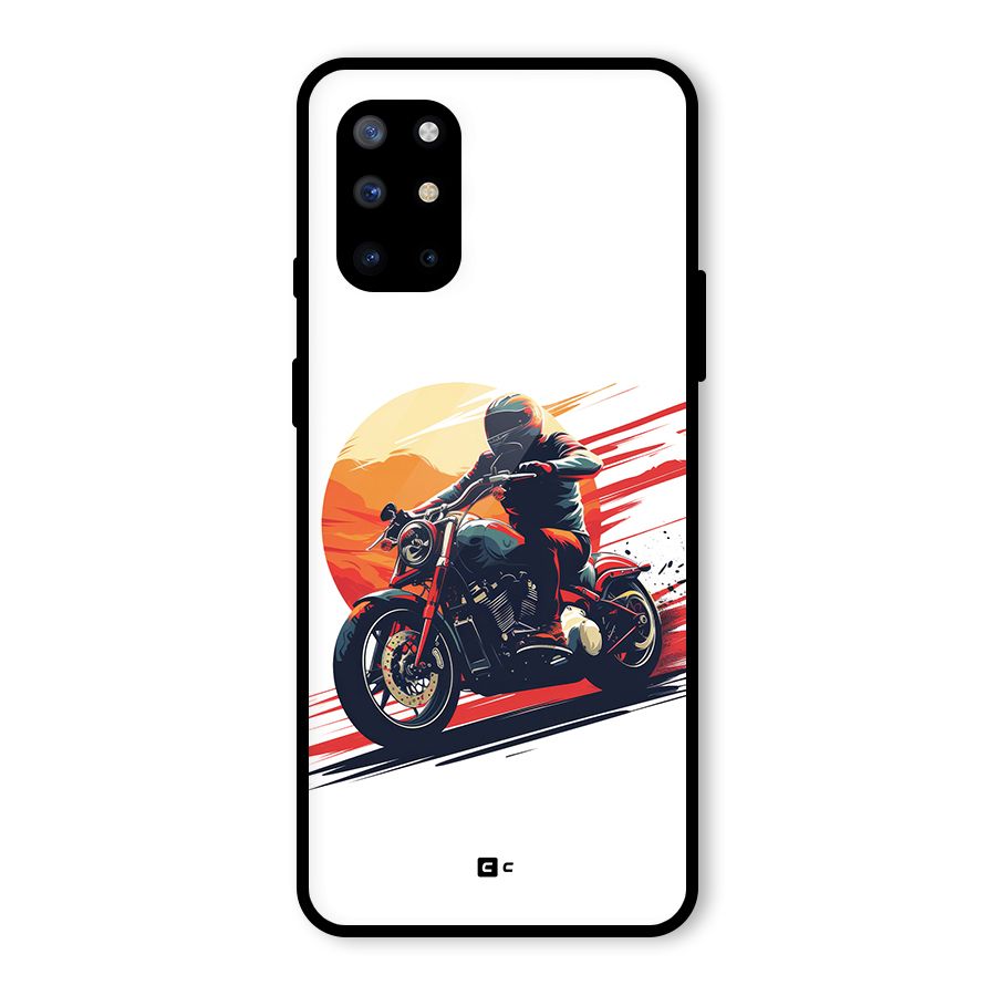 Retro Biker Glass Back Case for OnePlus 8T