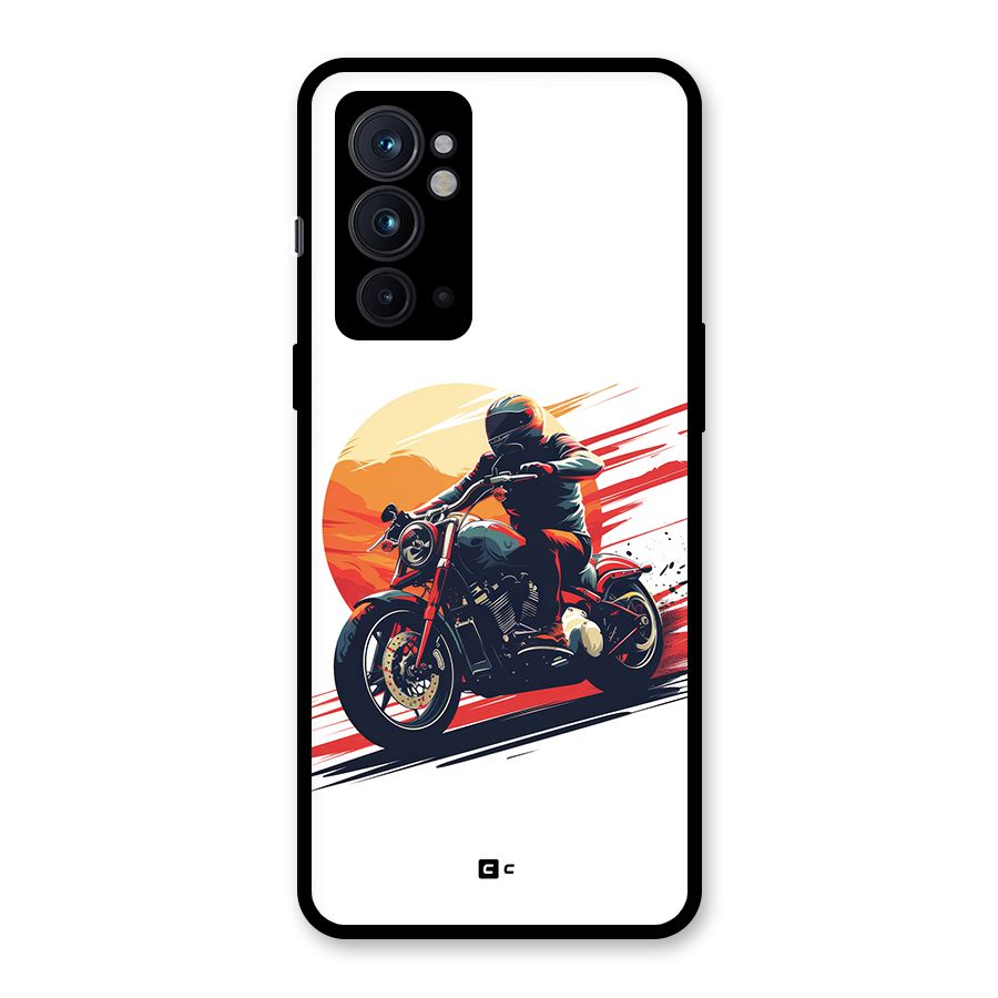 Retro Biker Glass Back Case for OnePlus 9RT 5G