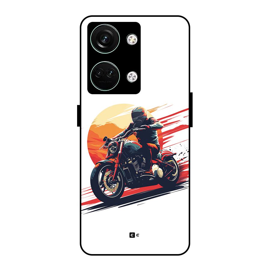 Retro Biker Glass Back Case for Oneplus Nord 3