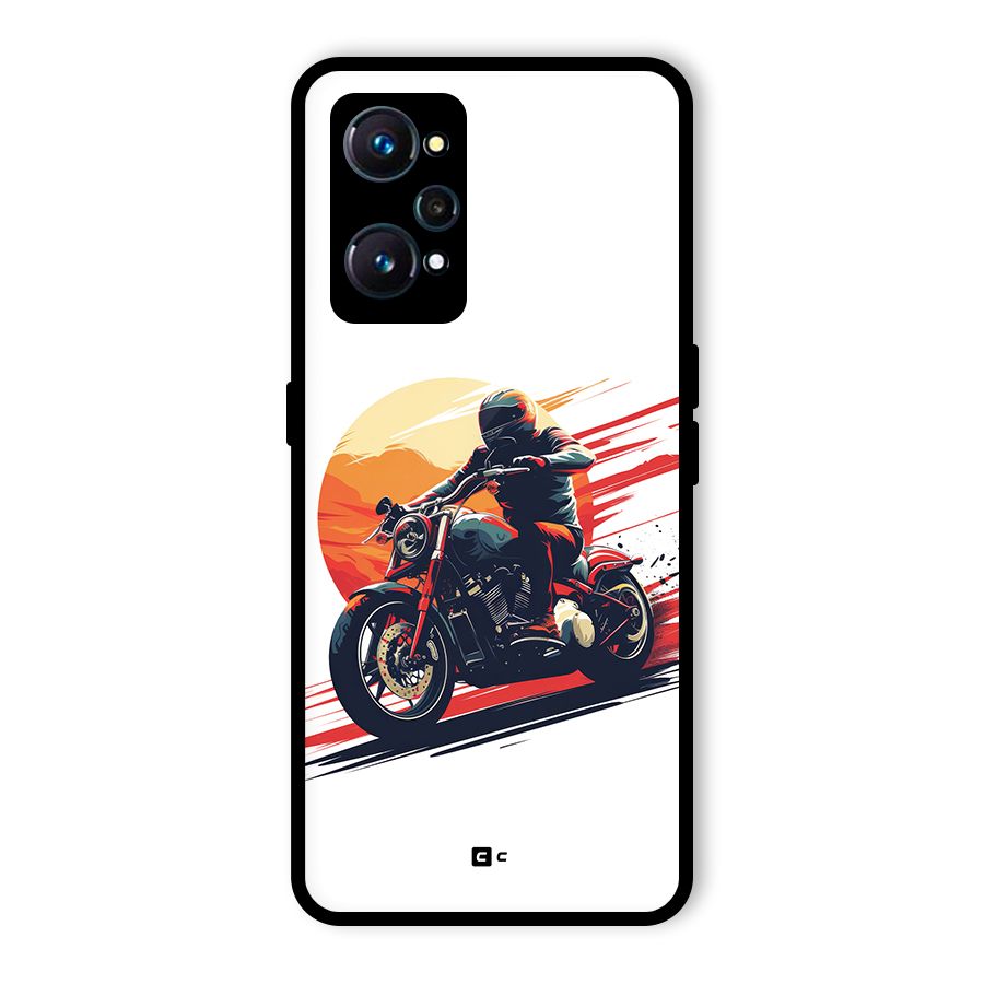 Retro Biker Glass Back Case for Realme GT 2