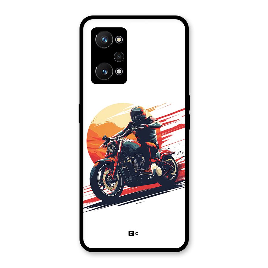 Retro Biker Glass Back Case for Realme GT Neo 3T