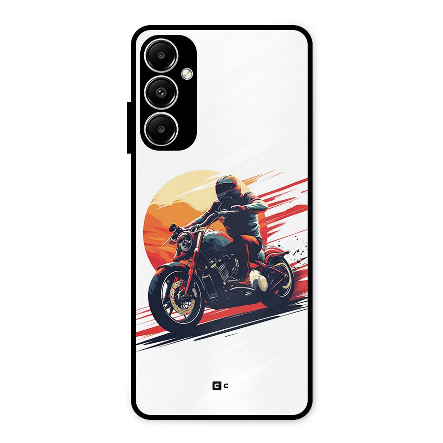 Retro Biker Metal Back Case for Galaxy A05s