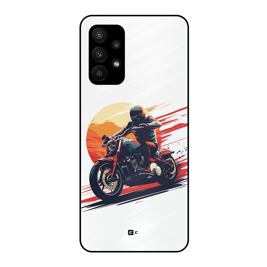 Retro Biker Metal Back Case for Galaxy A23