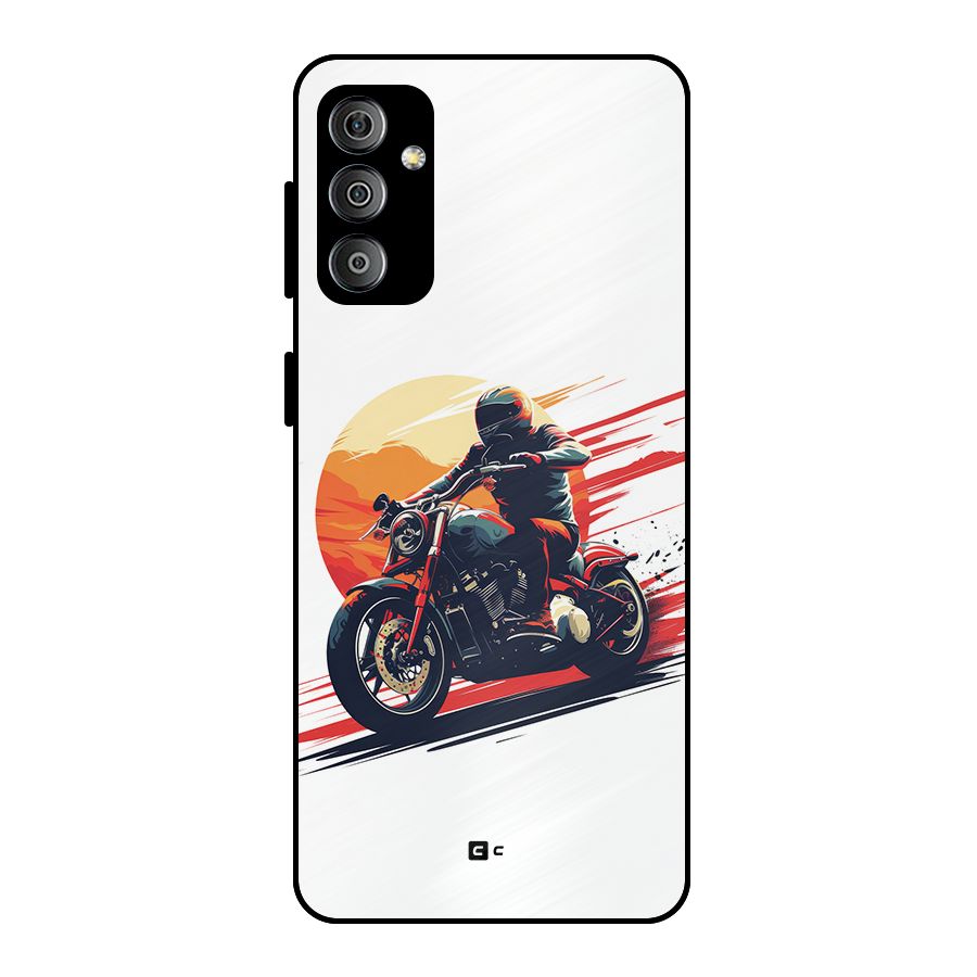 Retro Biker Metal Back Case for Galaxy F23