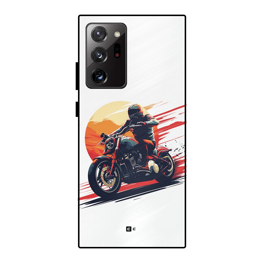 Retro Biker Metal Back Case for Galaxy Note 20 Ultra 5G