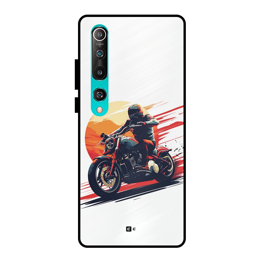 Retro Biker Metal Back Case for Mi 10