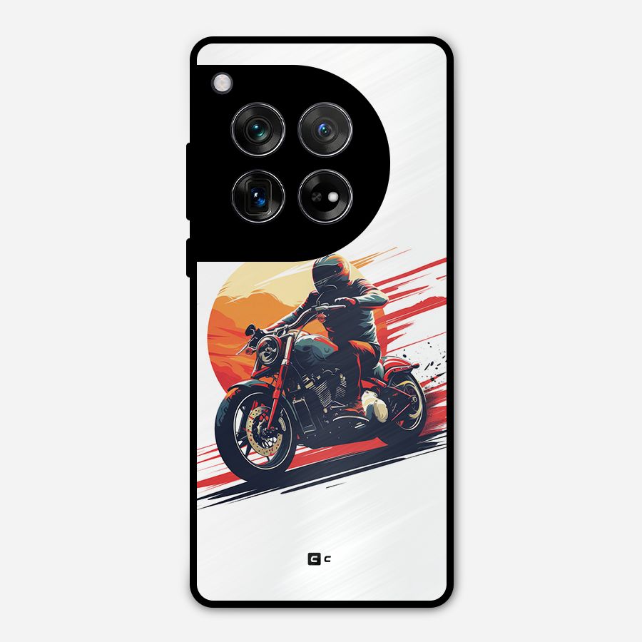 Retro Biker Metal Back Case for OnePlus 12