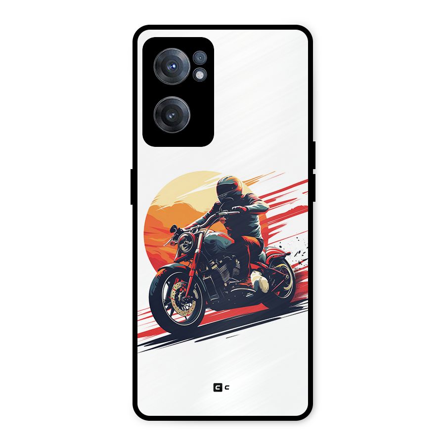 Retro Biker Metal Back Case for OnePlus Nord CE 2 5G