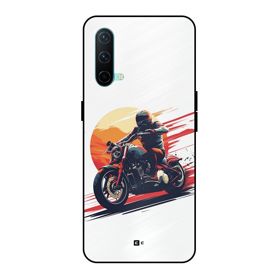 Retro Biker Metal Back Case for OnePlus Nord CE 5G