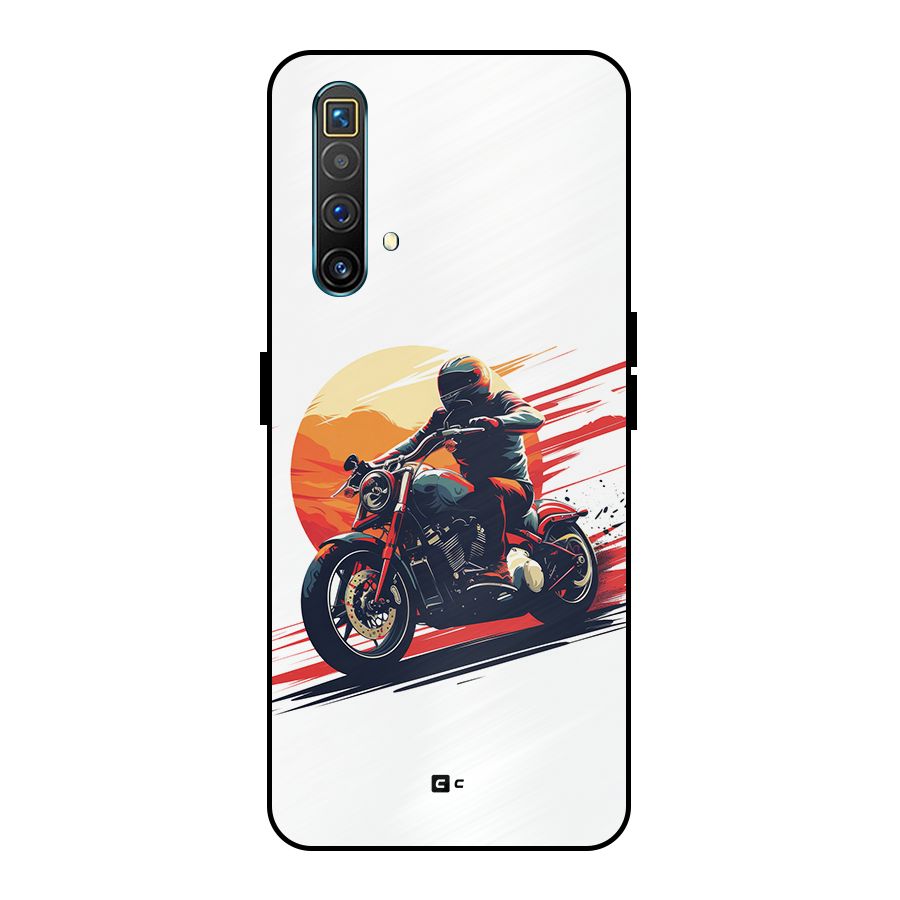 Retro Biker Metal Back Case for Realme X3