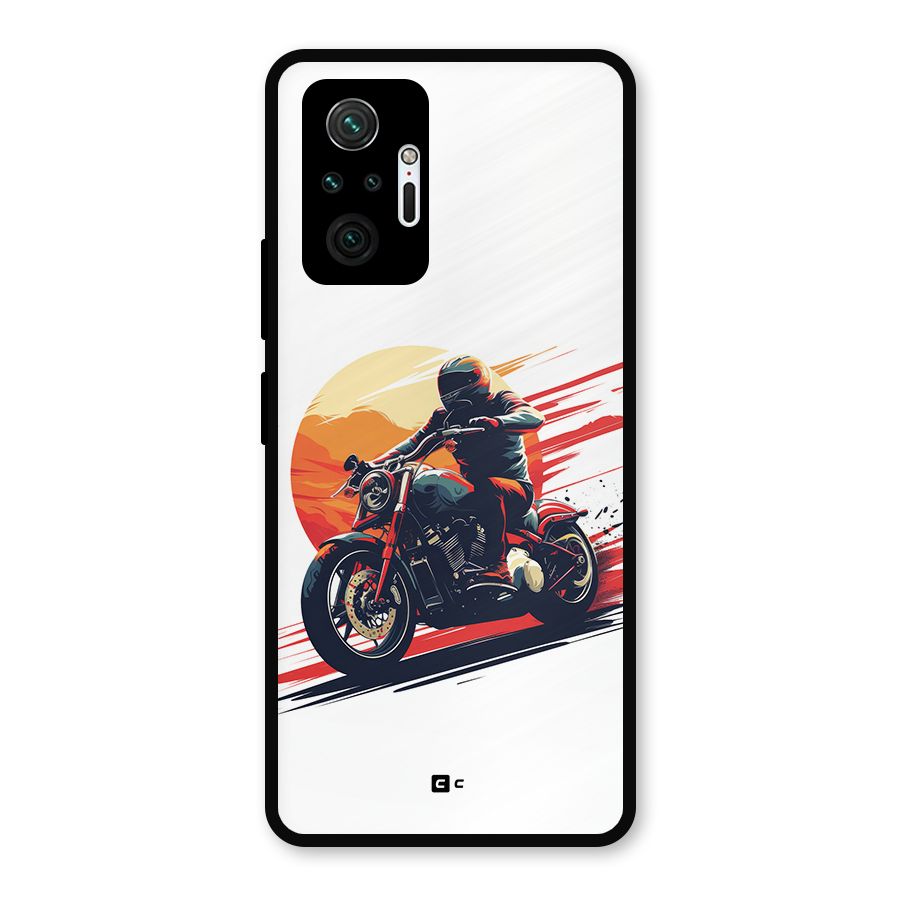 Retro Biker Metal Back Case for Redmi Note 10 Pro Max