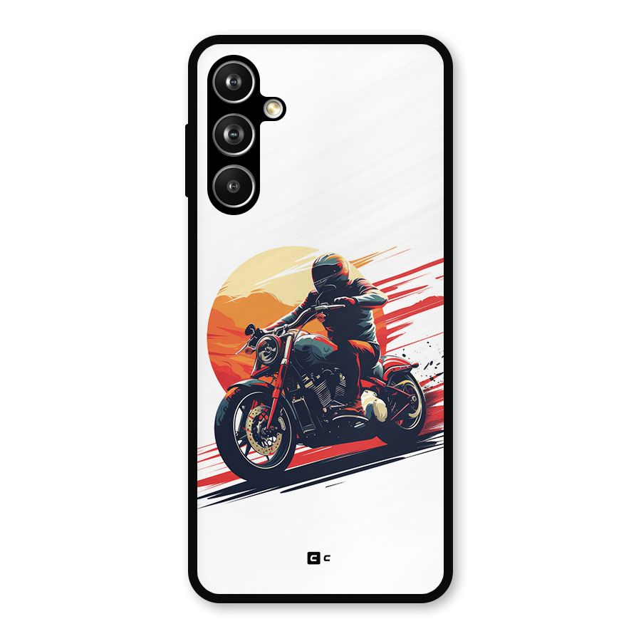 Retro Biker Metal Back Case for Samsung Galaxy M54