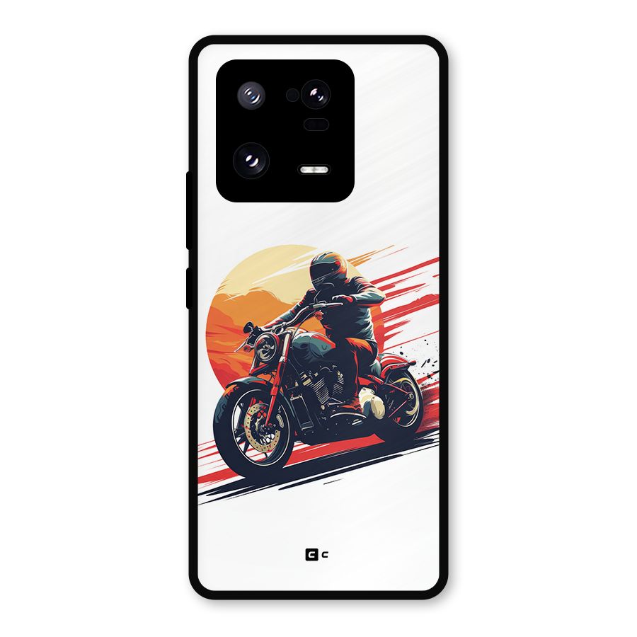 Retro Biker Metal Back Case for Xiaomi 13 Pro