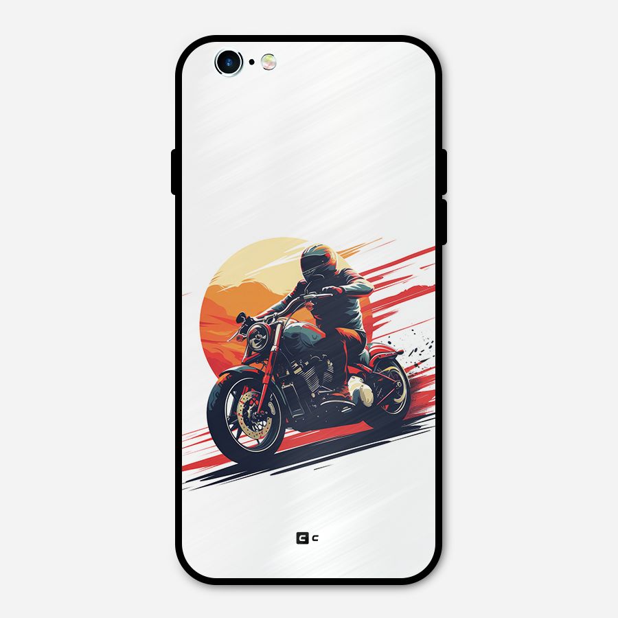 Retro Biker Metal Back Case for iPhone 6 6s