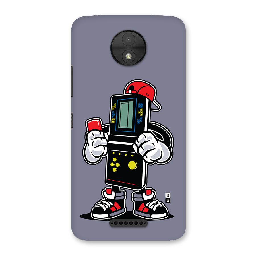Retro Boy Back Case for Moto C