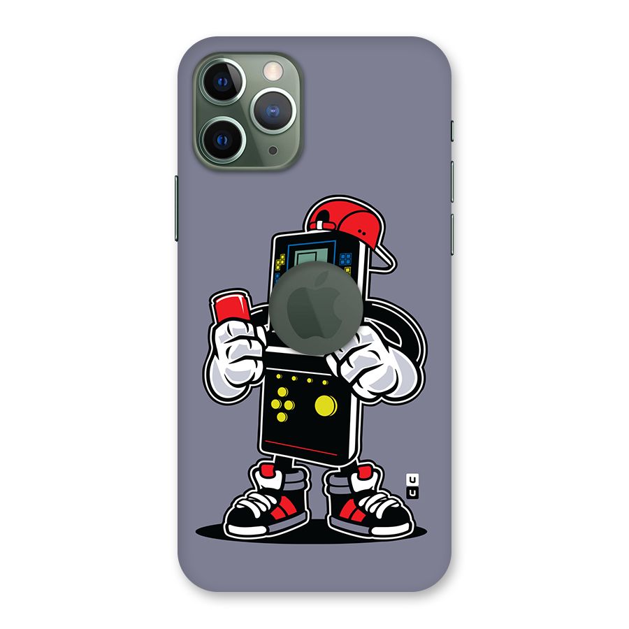 Retro Boy Back Case for iPhone 11 Pro Logo Cut