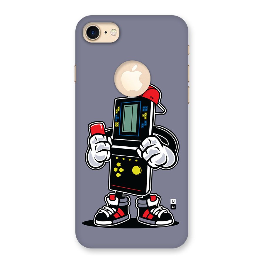 Retro Boy Back Case for iPhone 7 Logo Cut