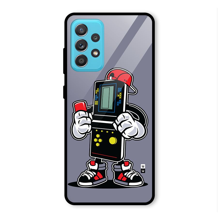Retro Boy Glass Back Case for Galaxy A52