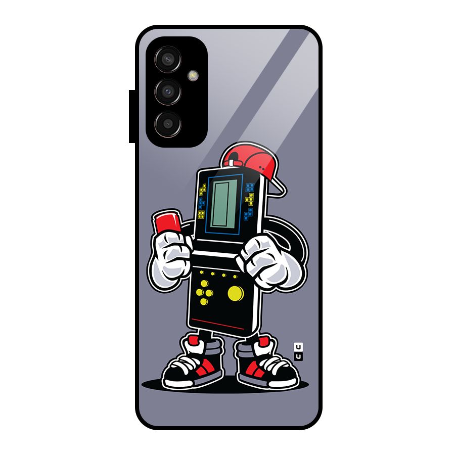 Retro Boy Glass Back Case for Galaxy F13