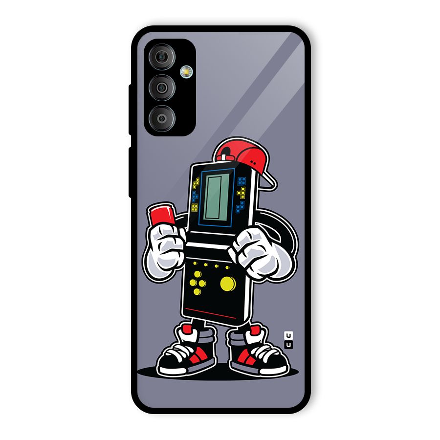 Retro Boy Glass Back Case for Galaxy F23