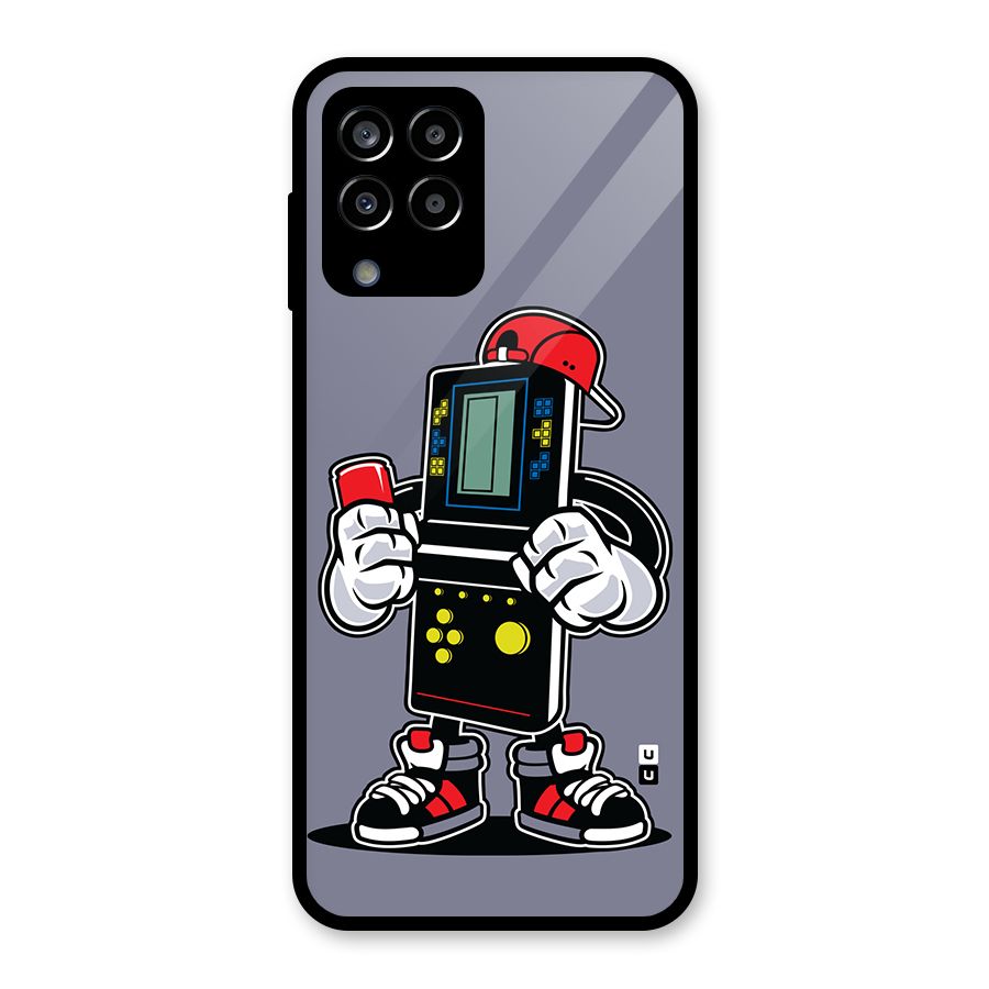 Retro Boy Glass Back Case for Galaxy M33
