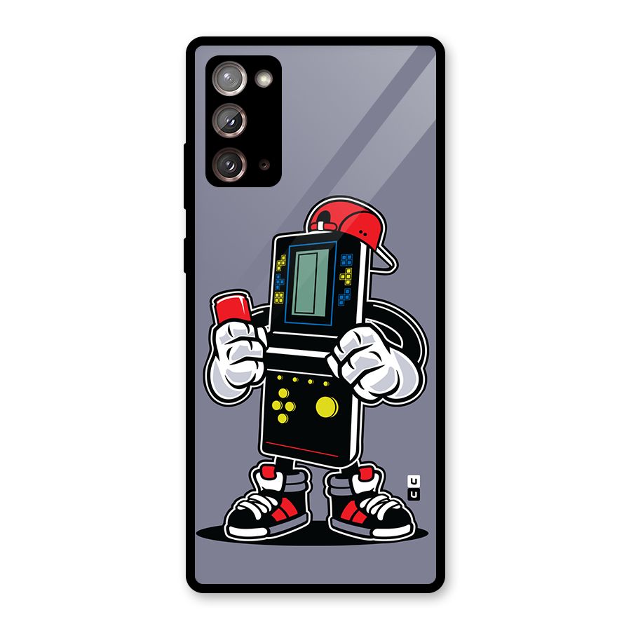 Retro Boy Glass Back Case for Galaxy Note 20