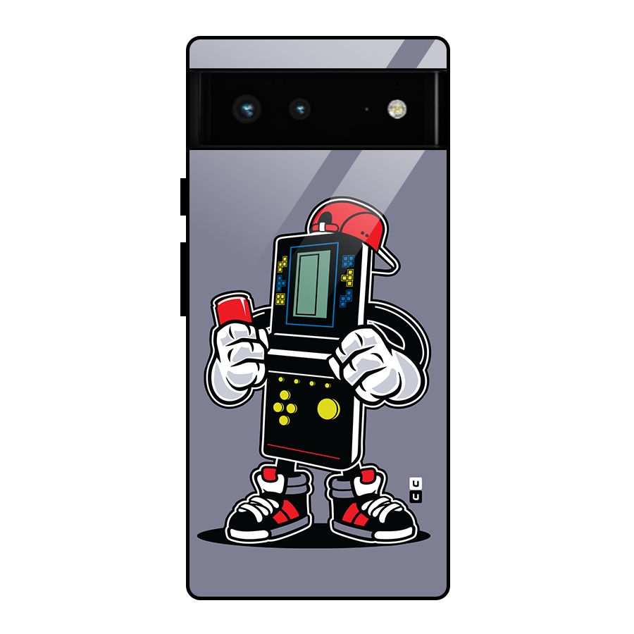 Retro Boy Glass Back Case for Google Pixel 6