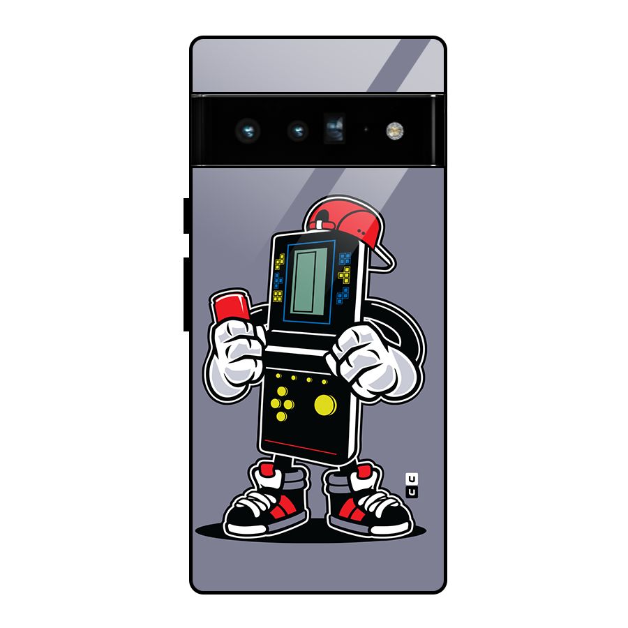 Retro Boy Glass Back Case for Google Pixel 6 Pro