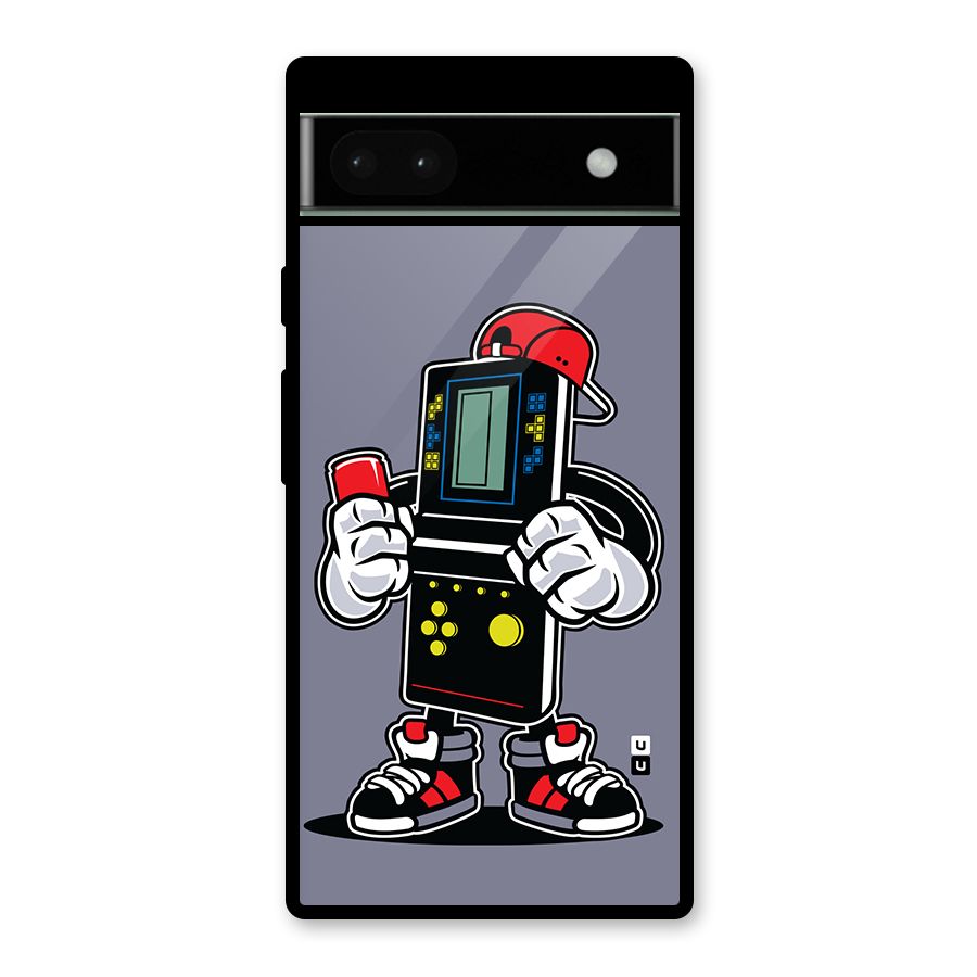 Retro Boy Glass Back Case for Google Pixel 6a