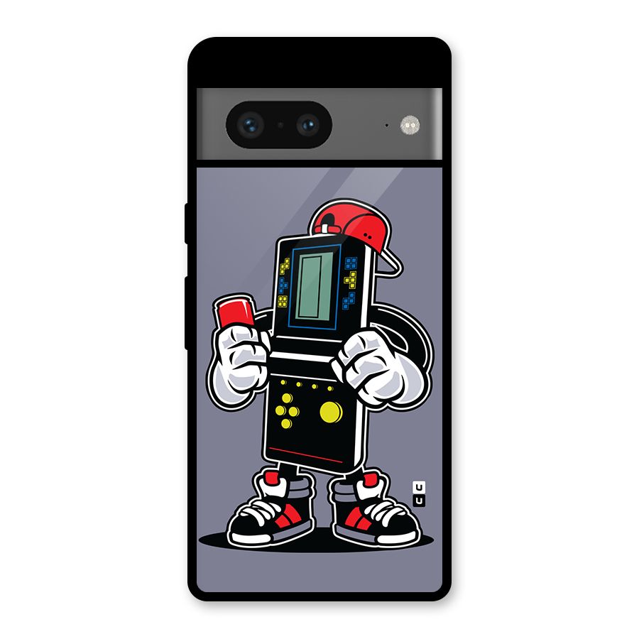 Retro Boy Glass Back Case for Google Pixel 7