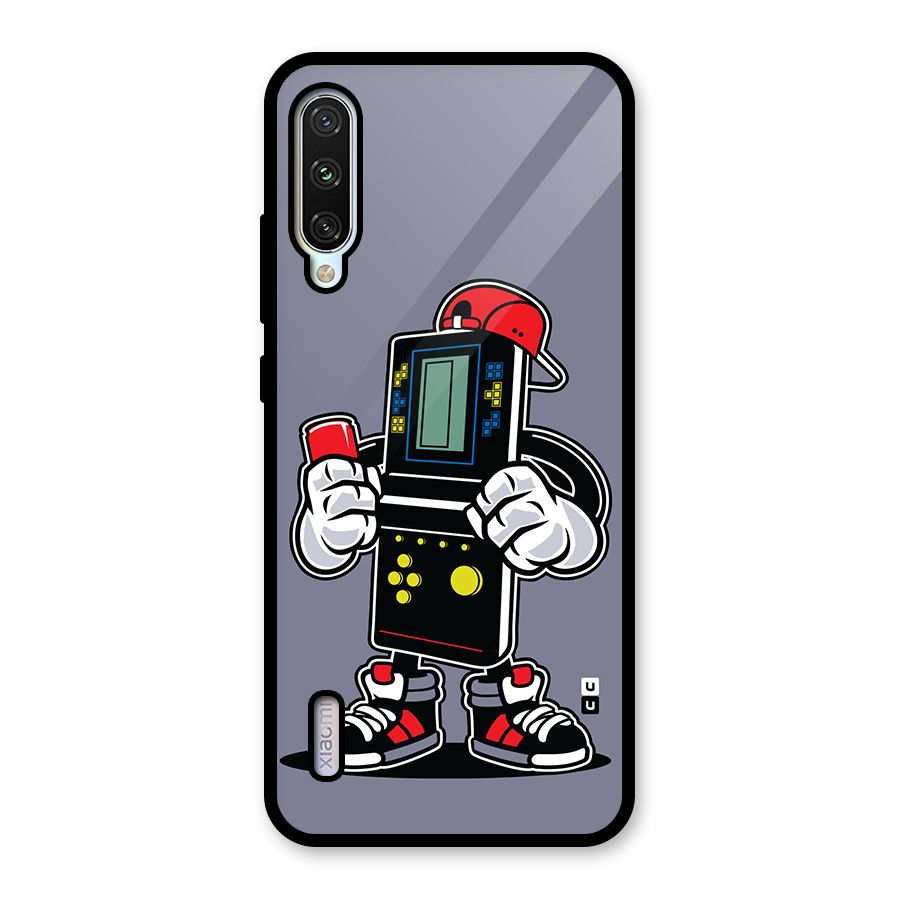 Retro Boy Glass Back Case for Mi A3
