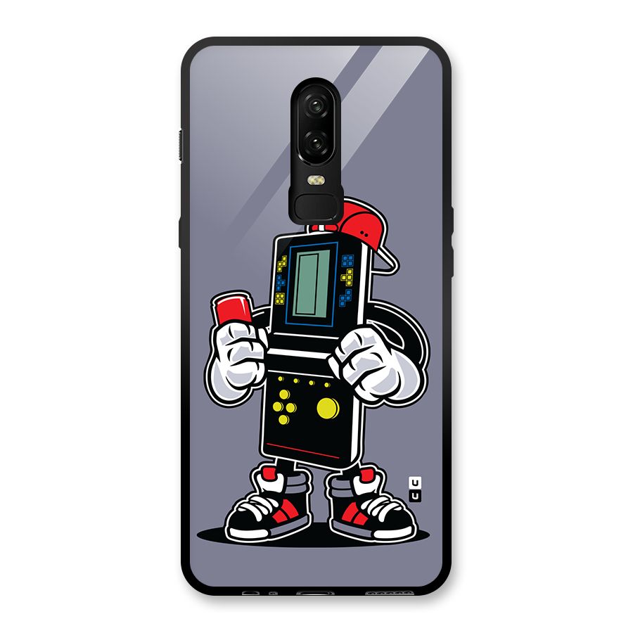 Retro Boy Glass Back Case for OnePlus 6